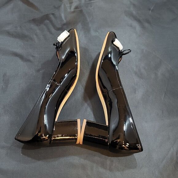 BRAND NEW KATE SPADE NEW YORK WOMEN'S BEV BOW PATENT LEATHER BLOCK HEEL - Picture 9 of 15